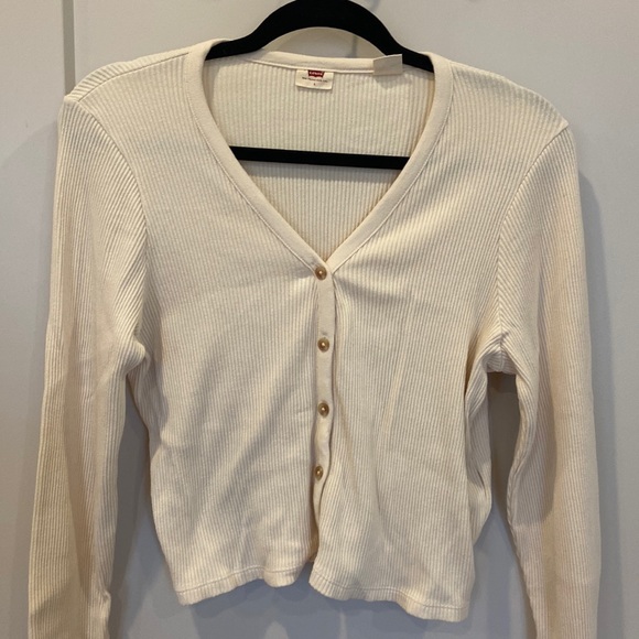 NWOT Levi’s cropped cardigan - Picture 1 of 4